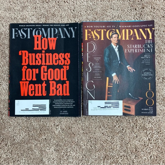 FAST COMPANY MAGAZINE Lot of 2 Summer, Fall 2025 Issues Featuring Business - Picture 1 of 6